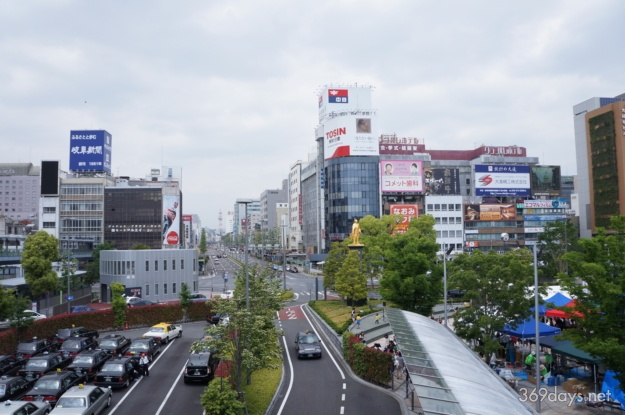 JR岐阜駅北口から