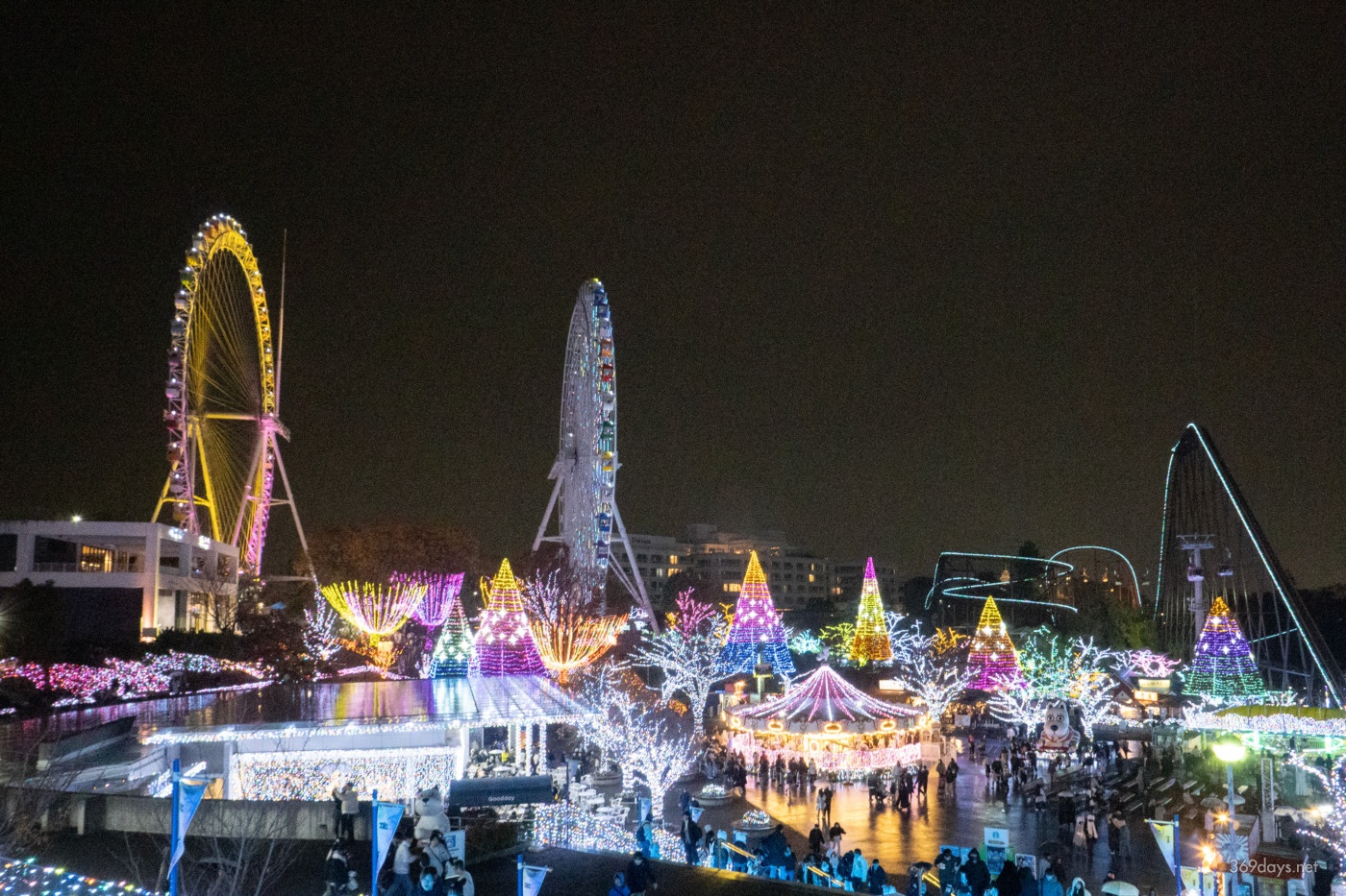 観覧車が2台！？よみうりランドで日本唯一の大型