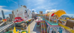 ビルの上でタイムスリップ!台湾のレトロな屋上遊園地「高雄大立空中遊樂園」に感動